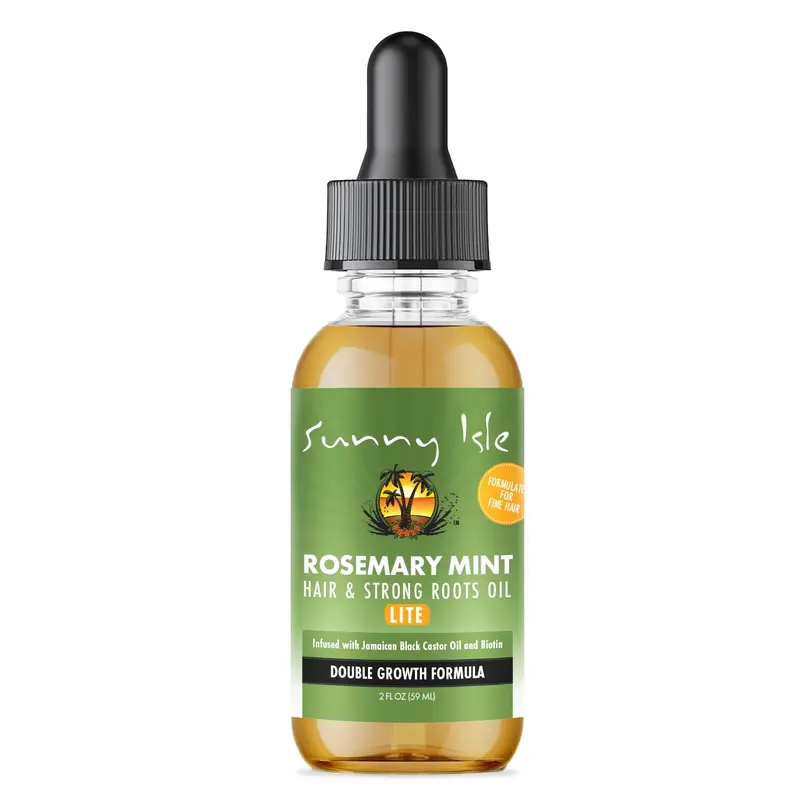 Sunny Isle Rosemary Mint Hair & Strong Roots Oil - Lite