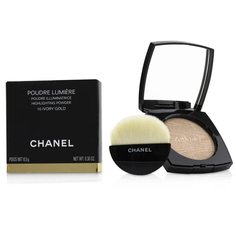 Chanel Poudre Lumiere Highlighting Powder - # 10 Ivory Gold  8.5g/0.3oz