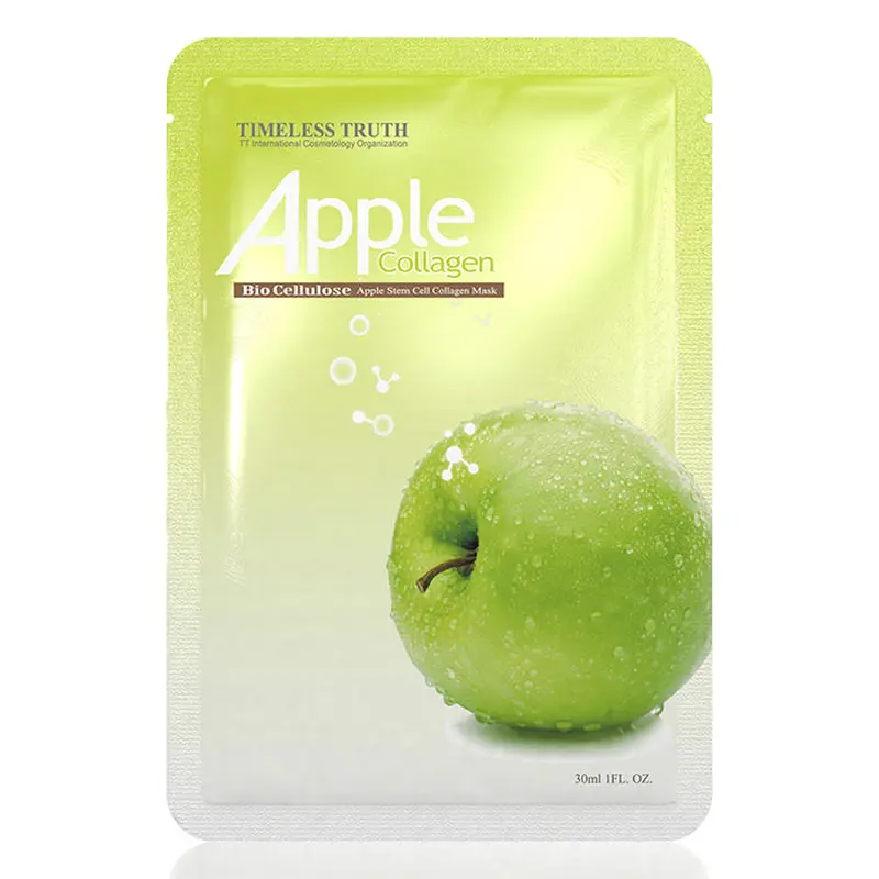 Timeless Truth Apple Stem Cell Collagen Mask - Bio Cellulose Face Mask (Single Mask) 30ml