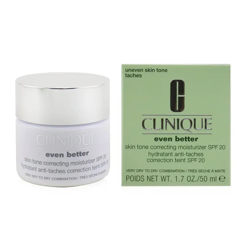 Clinique Even Better Skin Tone Correcting Moisturizer SPF 20 (Very Dry to Dry Combination)  50ml/1.7oz
