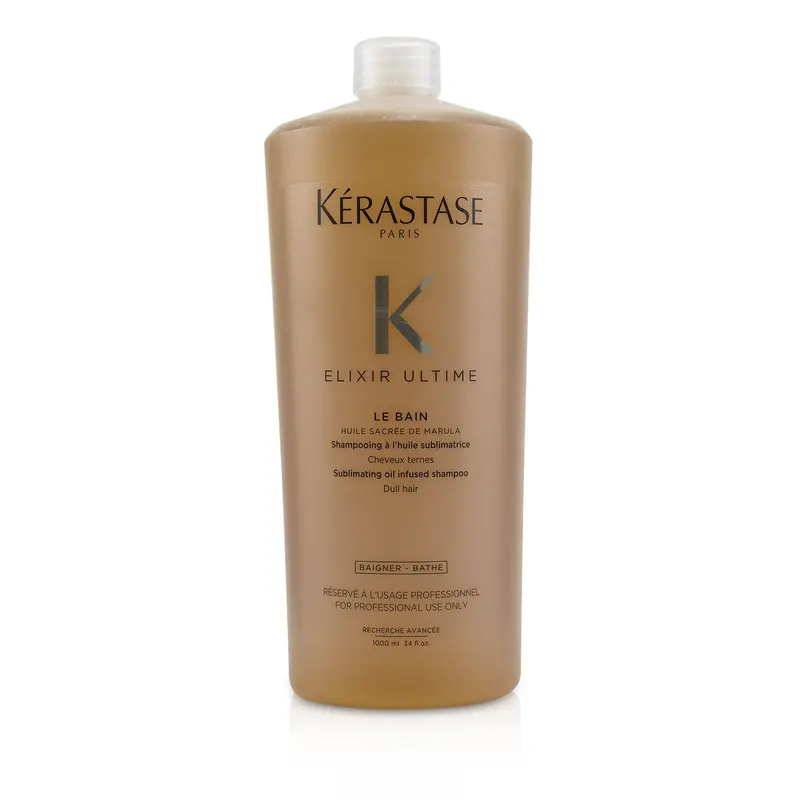 Kerastase Elixir Ultime Le Bain Sublimating Oil Infused Shampoo (Dull Hair)  1000ml/34oz