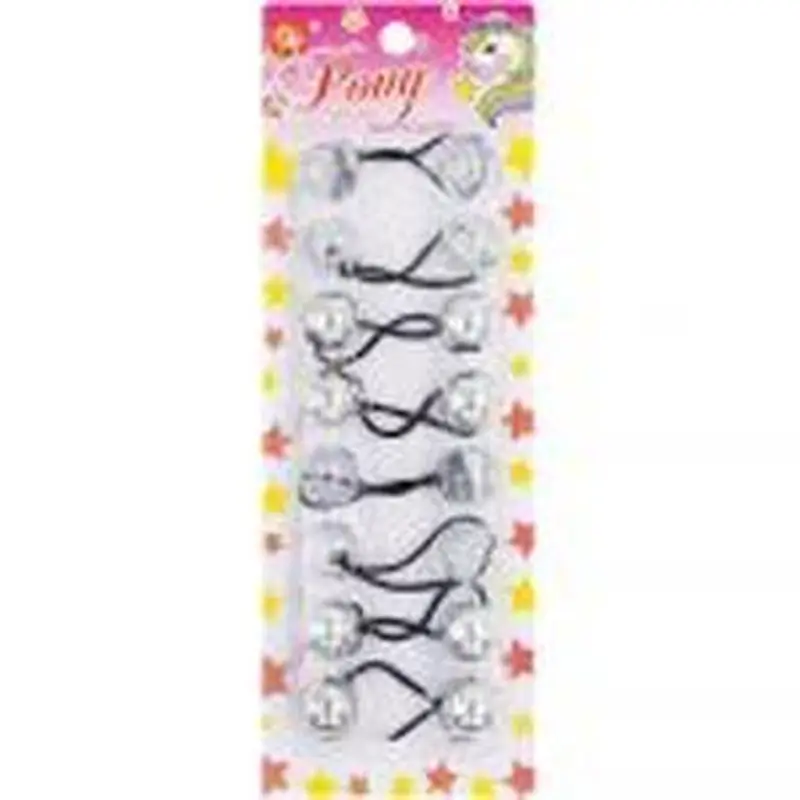 BT Hair Balls 20mm Silver Galactic 8 pcs