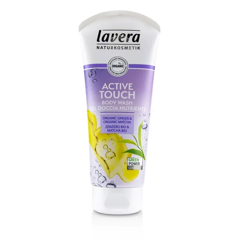 Lavera Body Wash - Active Touch (Organic Ginger & Organic Matcha)  200ml/6.6oz