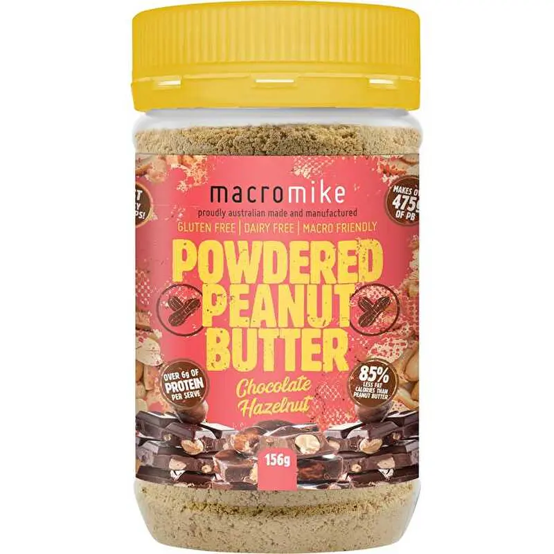 Macro Mike Powdered Peanut Butter Chocolate Hazelnut 156g