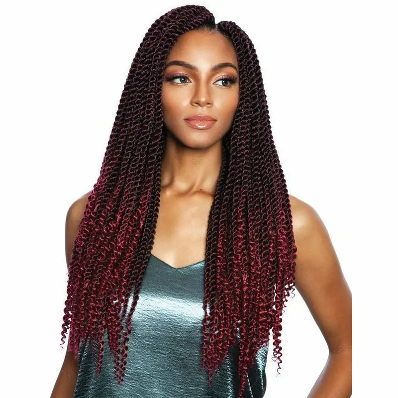Afri-Naptural: 3X COILY ENDS SENEGAL TWIST 18" (SB308) - FINAL SALE