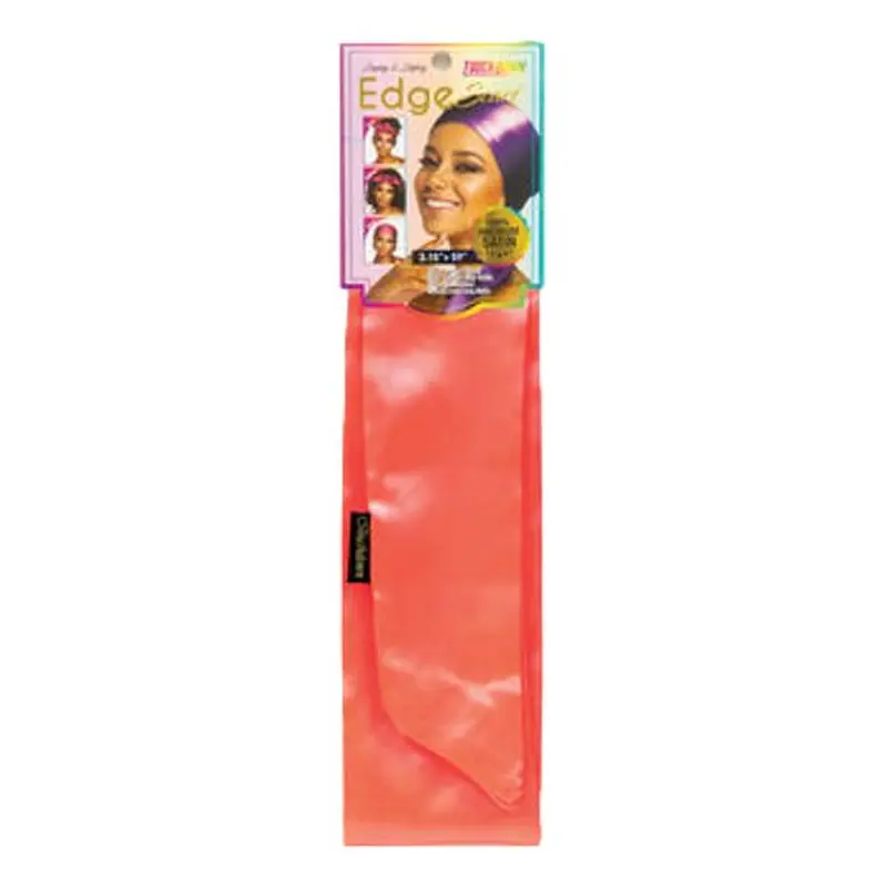 Touch Down Edge Scarf - Neon Peach