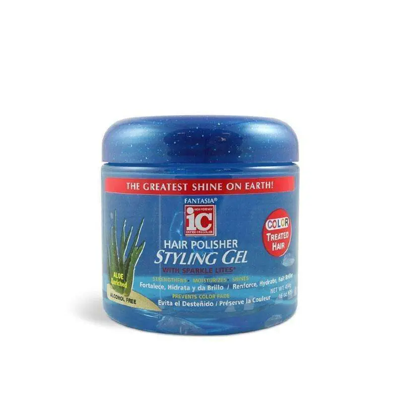 Fantasia Hair Polisher Styling Gel For Color Treated Hair w/ Sparkle Lites