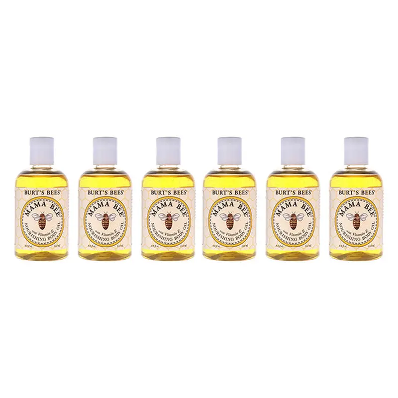 Burts Bees Mama Bee Nourishing Body Oil by Burts Bees for Women - 4 oz Oil - Pack of 6