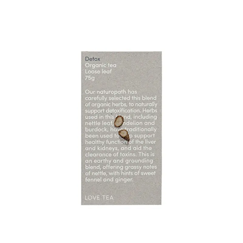 Love Tea Organic Detox Tea Loose Leaf 75g