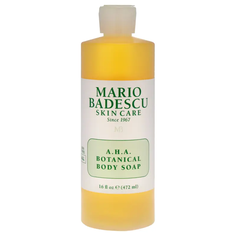 Mario Badescu AHA Botanical Body Soap by Mario Badescu for Unisex - 16 oz Soap