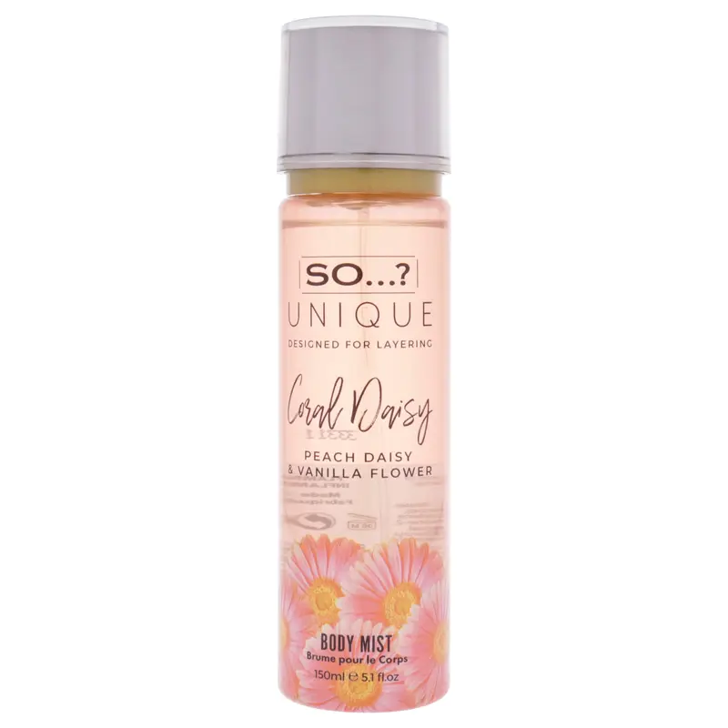 So? Unique Body Mist - Coral Daisy by So? for Women - 5.1 oz Body Mist