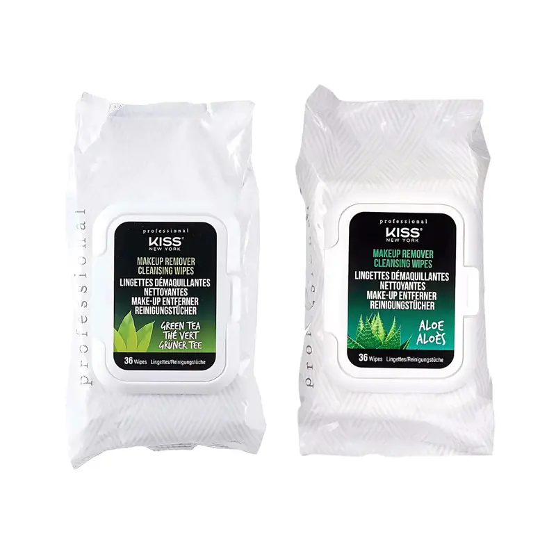Kiss New York Makeup Remover Cleansing Wipes - Choose Scent