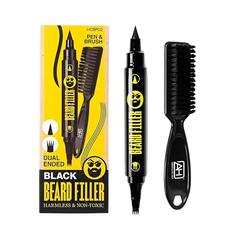 Tyche Dual Ended Beard Filler Pen  Precision Beard Shaper & Filler | Choose Color