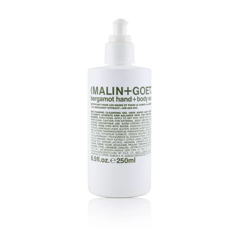 MALIN+GOETZ Bergamot Hand+Body Wash  250ml/8.5oz