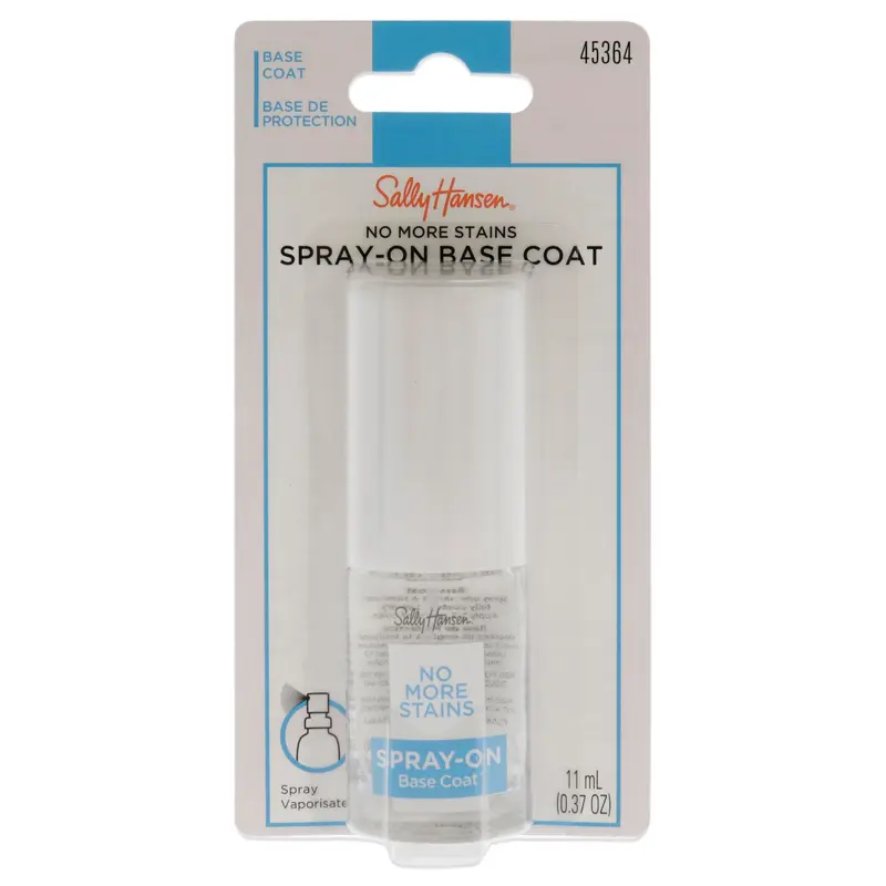 Sally Hansen No More Stains Spray On Base Coat - 45364 by Sally Hansen for Women - 0.37 oz Spray