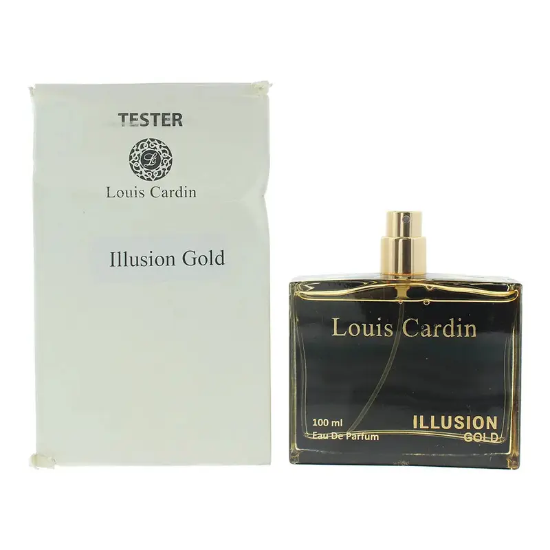 Louis Cardin Illusion Gold Tester Eau De Parfum 100ml