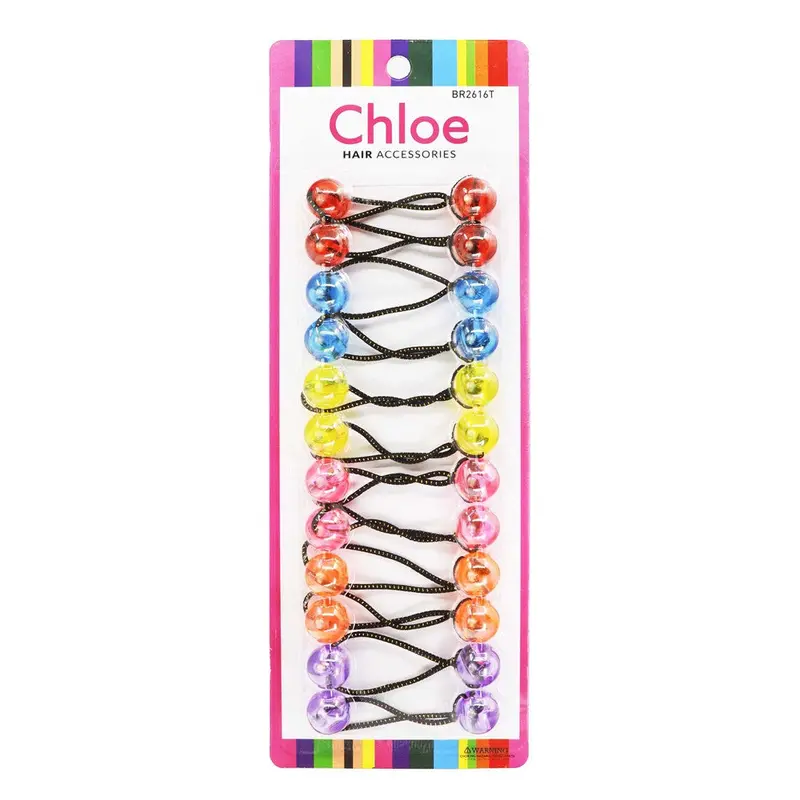 Chloe Hair Baubles - Transparent Assorted #BR2616T