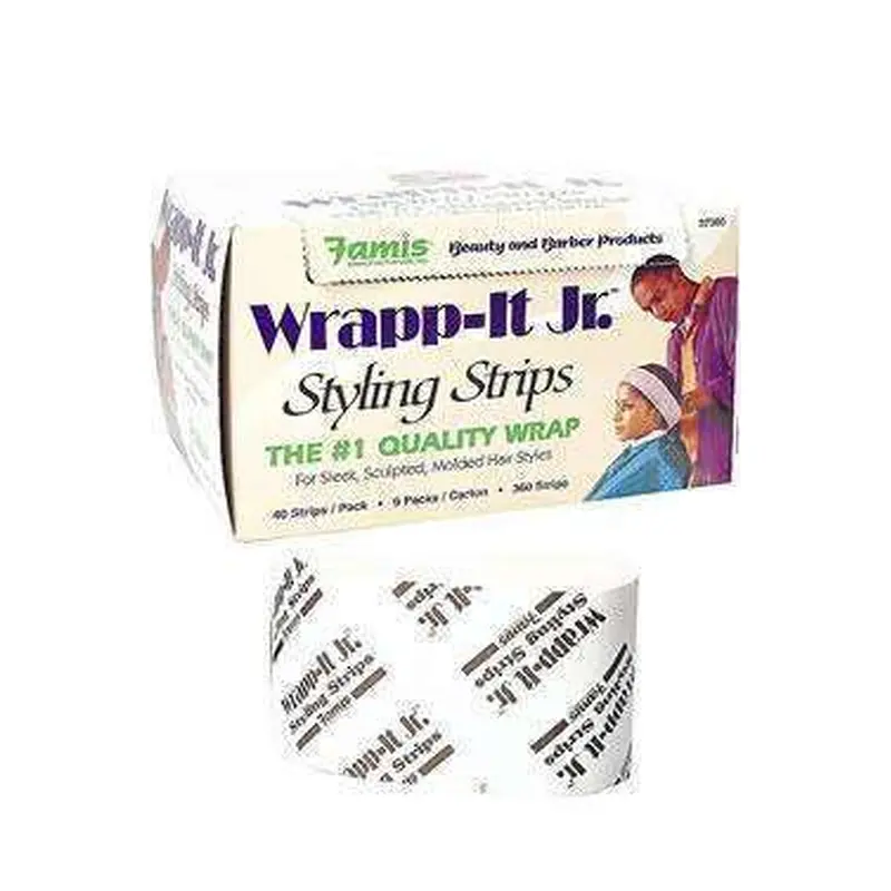 Wrapp-It Jr. Styling Strips Carton White#37300