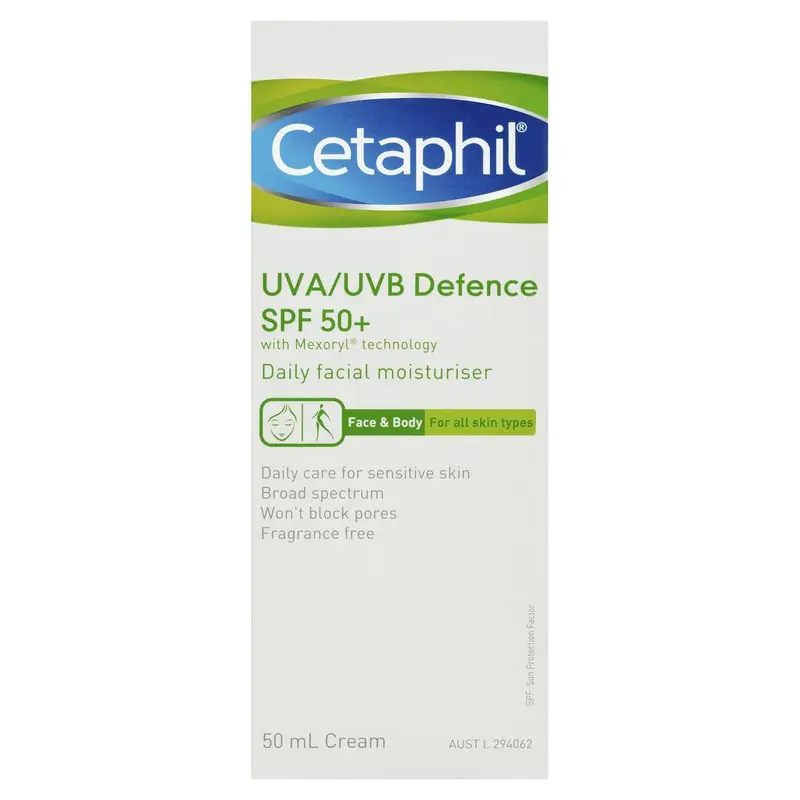 Cetaphil UVA/UVB Defence SPF50+ 50ml