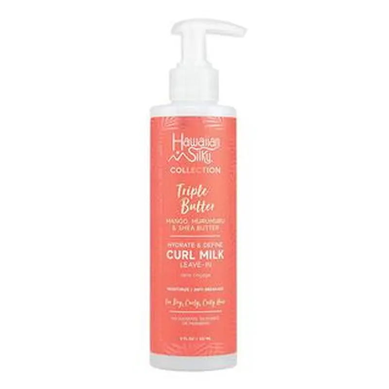 Hawaiian Silky Triple Butter Hydrate & Define Curl Milk Leave- In Moisturizer