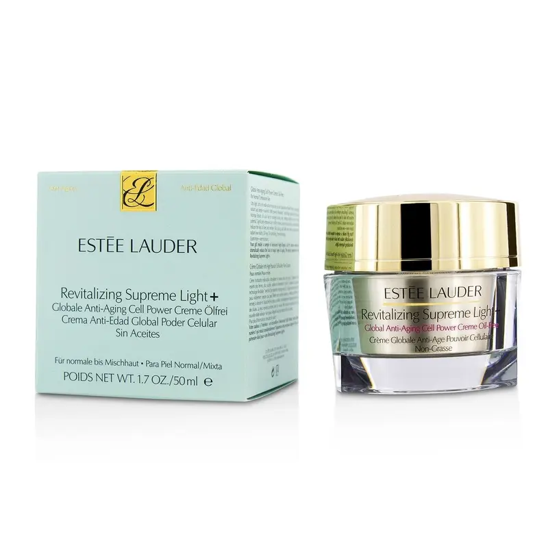 Estee Lauder Revitalizing Supreme Light + Global Anti-Aging Cell Power Creme Oil-Free - For Normal/ Combination Skin  50ml/1.7oz