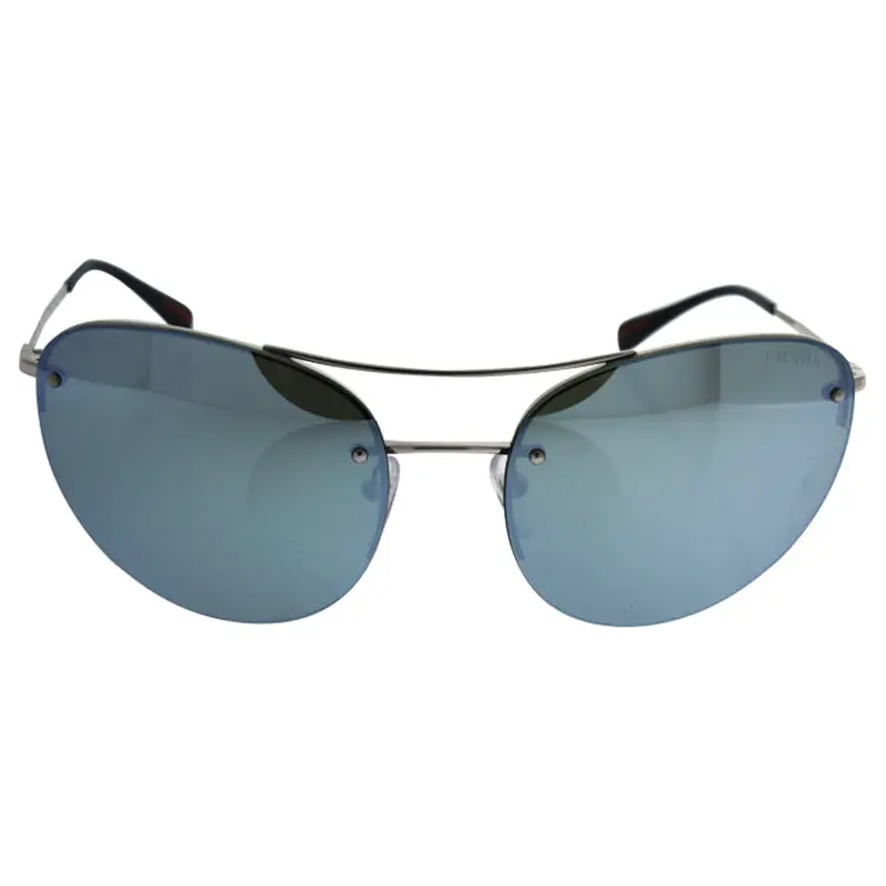 Prada Prada SPS 51R 1BC-5K2 - Silver/Green Silver by Prada for Women - 59-18-135 mm Sunglasses