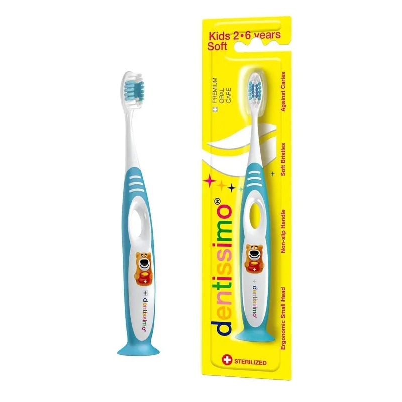 dentissimo Kids 2-6 Years Soft Bristles Toothbrush (Blue)  Fixed Size
