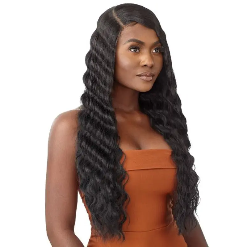 Outre HD Lace Front Wig  Crimp Wave Synthetic Wig - Azalyn 28"