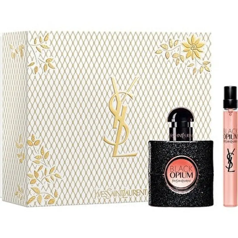 Yves Saint Laurent Black Opium Woman Set Eau De Parfum & Eau De Parfum 10ml 30ml