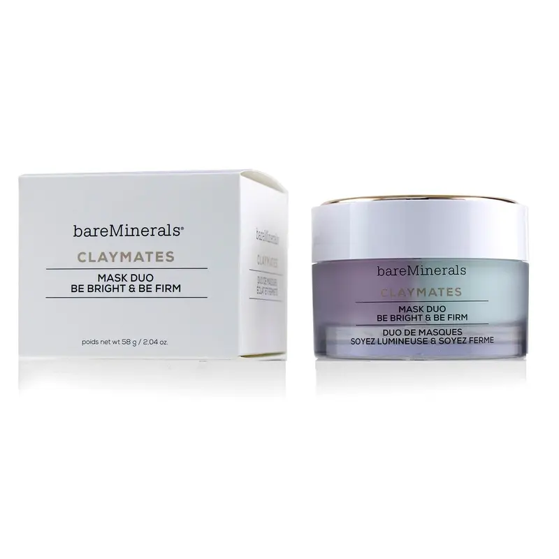 BareMinerals Claymates Be Bright & Be Firm Mask Duo  58g/2.04oz