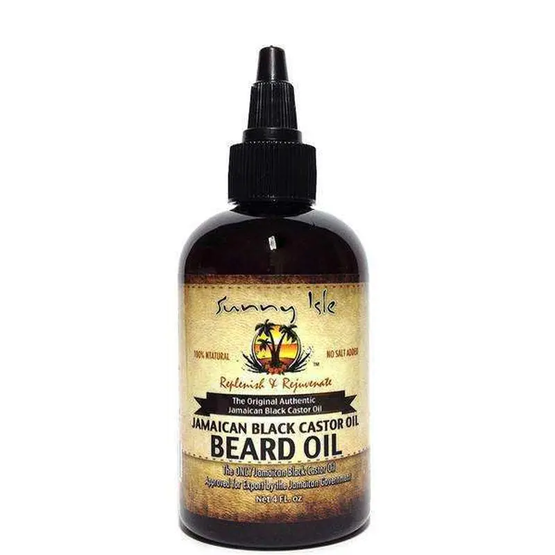 Sunny Isle Jamaican Black Castor Oil Beard Oil 4oz