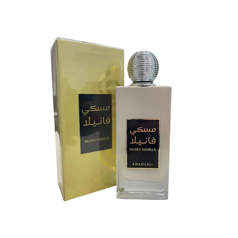 Khadlaj Musky Vanilla Water Perfume  3.4 oz | Soft Musk & Sweet Vanilla Scent