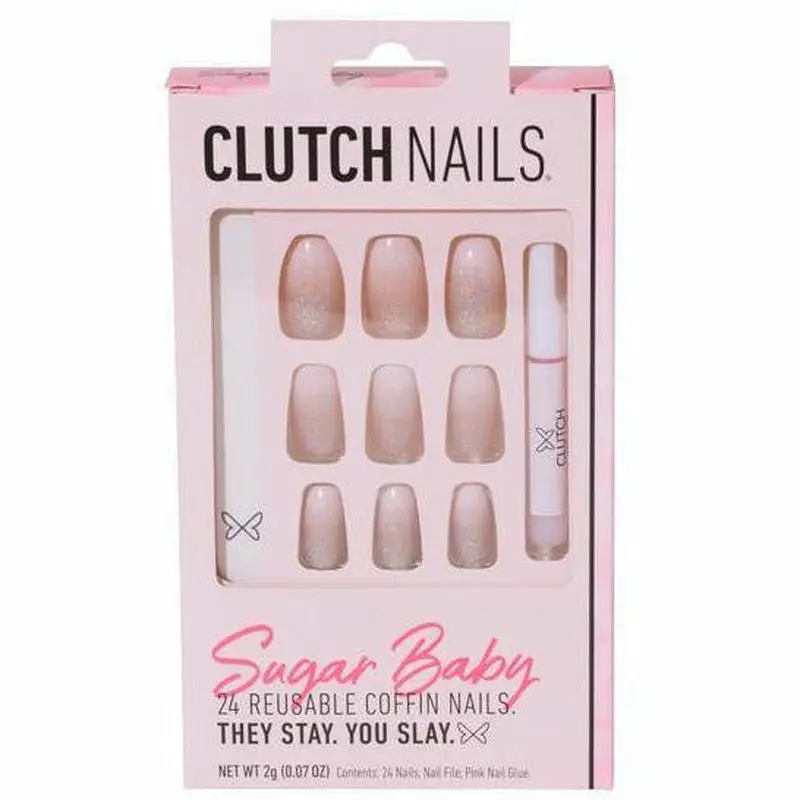 ClutchNails: Sugar Baby Coffin Nails