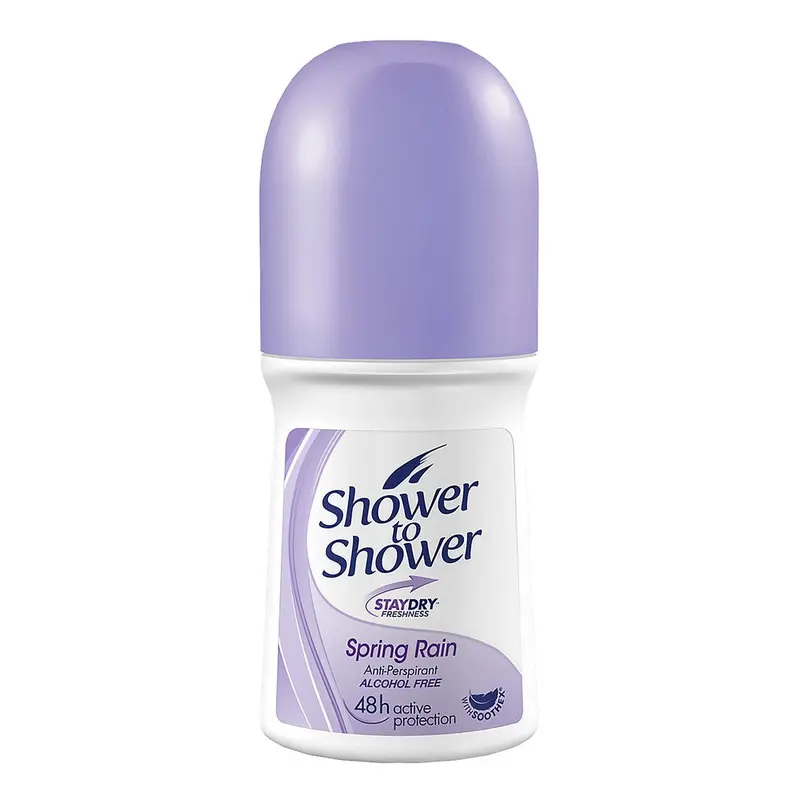 Shower To Shower Women's Roll On Deodorant - Spring Rain