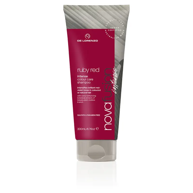 De Lorenzo Novafusion Colour Care Shampoo Intense Ruby Red 200ml