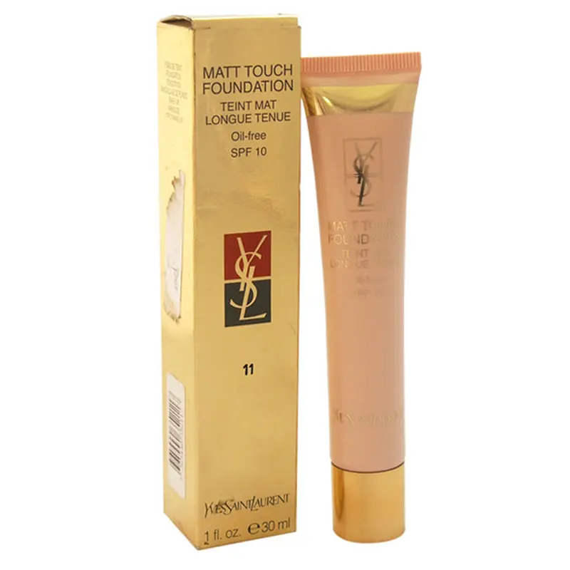 Yves Saint Laurent Matt Touch Foundation (Oil free) SPF 10 - No. 11 Hazelnut by Yves Saint Laurent for Women - 1 oz Foundation