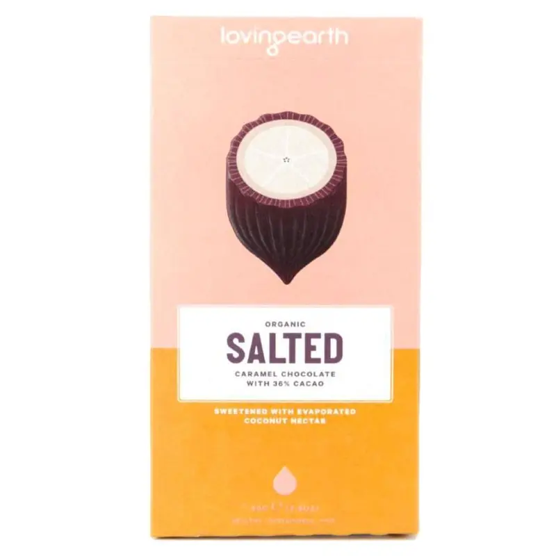 Loving Earth Chocolate Salted Caramel 80g