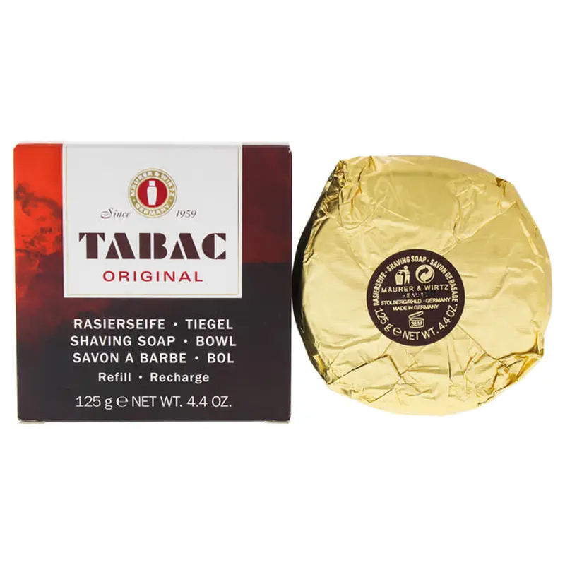 Antonio Puig Tabac Original by Antonio Puig for Men - 4.4 oz Shaving Soap Bowl Refill