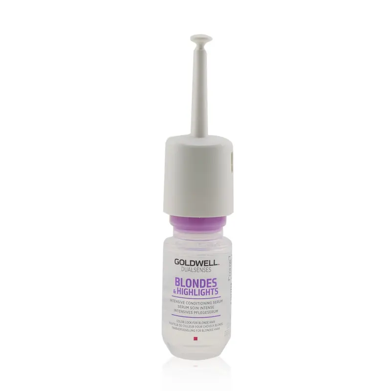 Goldwell Dual Senses Blondes & Highlights Intensive Conditioning Serum (Color Lock For Blonde Hair)  12x18ml/0.6oz