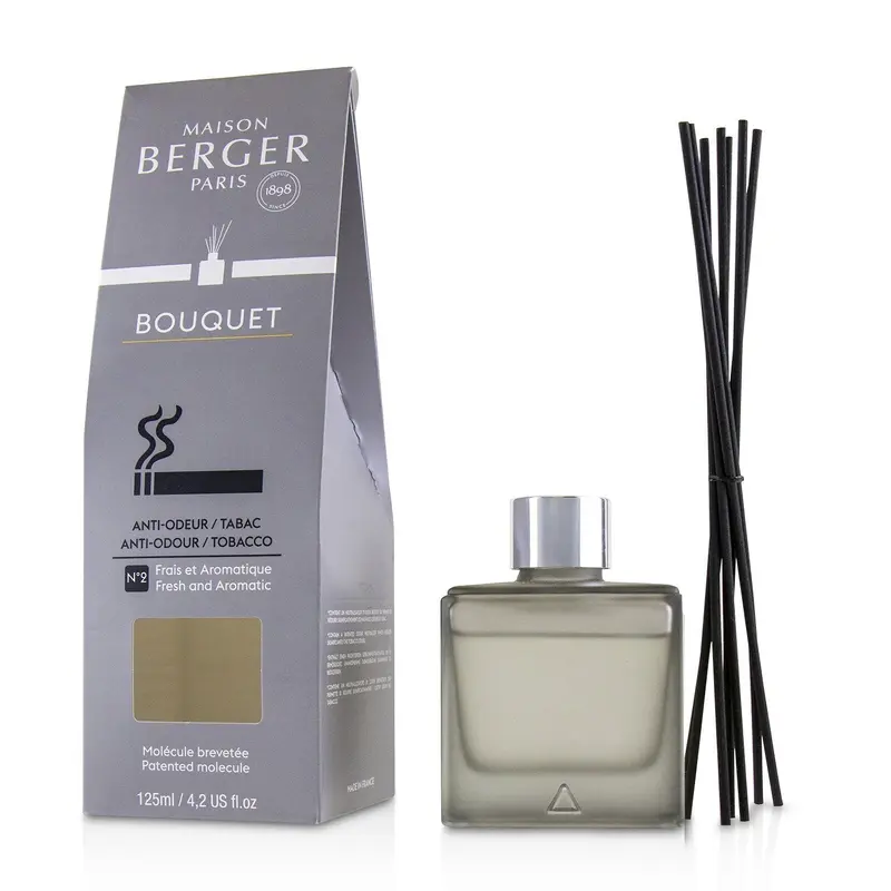 Lampe Berger (Maison Berger Paris) Functional Cube Scented Bouquet - Neturalize Tobacco Smells N2 (Fresh and Aromatic)  125ml/4.2oz