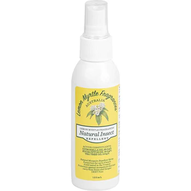 Lemon Myrtle Fragrances Natural Insect Repellent 125ml