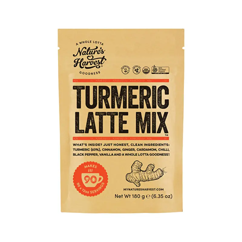 Nature's Harvest Organic Turmeric Latte Mix 180g