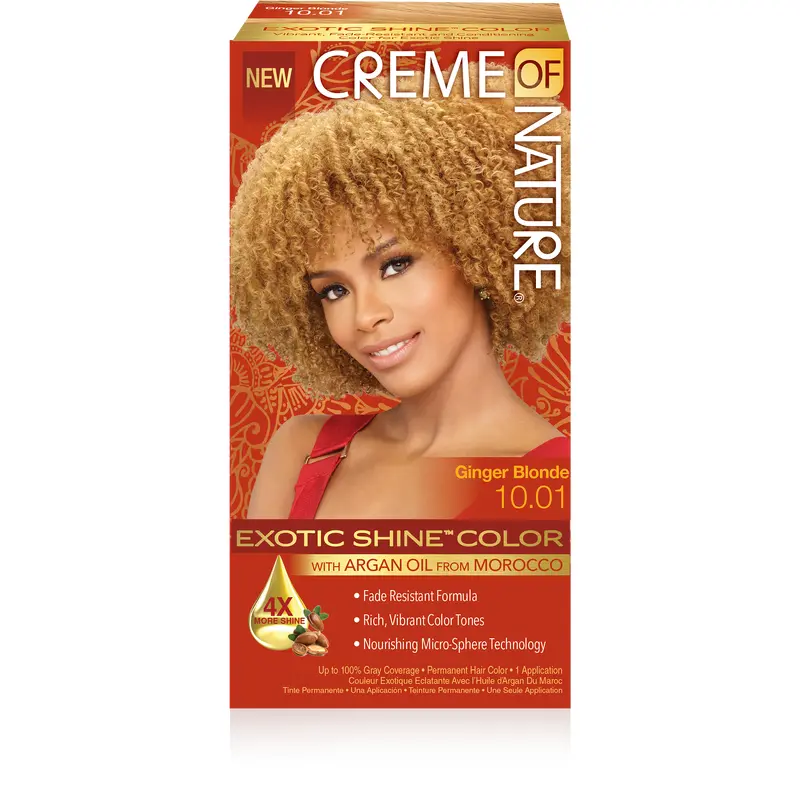 Creme Of Nature Exotic Shine Color-10.01 Ginger Blonde