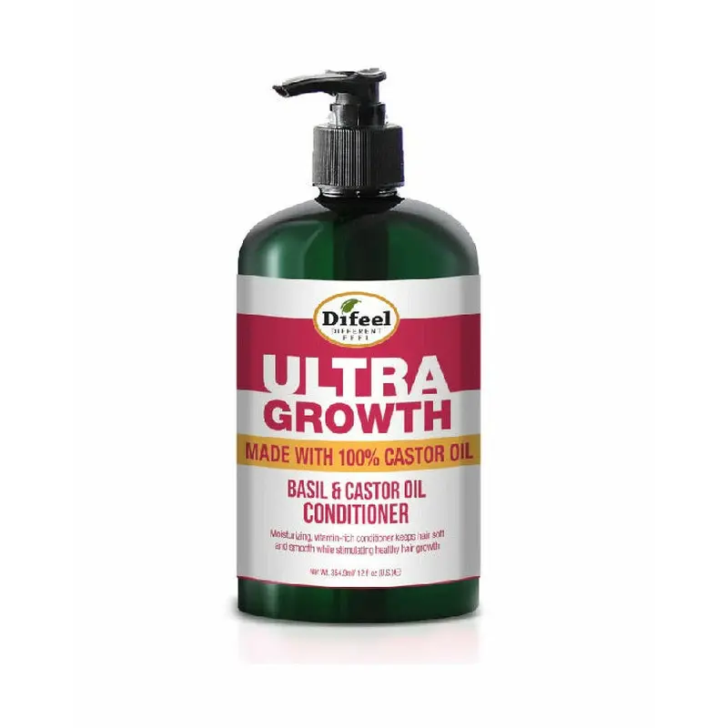 Difeel: Ultra Growth Basil & Castor Oil Pro Growth Conditioner 12oz