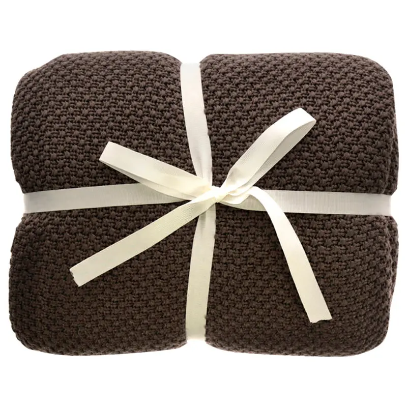 Cariloha Bamboo Knit Throw - Plain Weave Beach Linen by Cariloha for Unisex - 1 Pc Blanket
