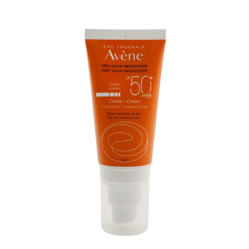 Avene Very High Protection Comfort Cream SPF 50 - For Dry Sensitive Skin (Fragrance Free)  50ml/1.7oz
