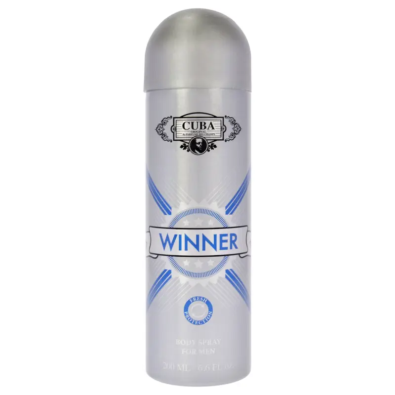 Cuba Cuba Winner by Cuba for Men - 6.6 oz Body Spray