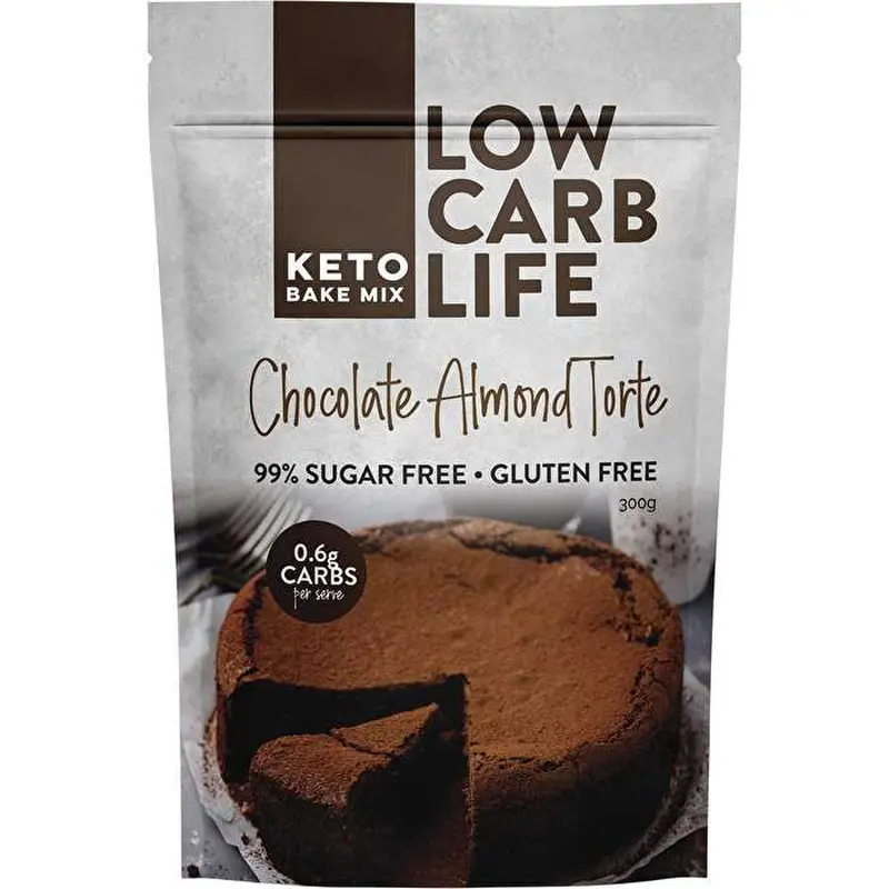 Low Carb Life Chocolate Almond Torte Keto Bake Mix 300g