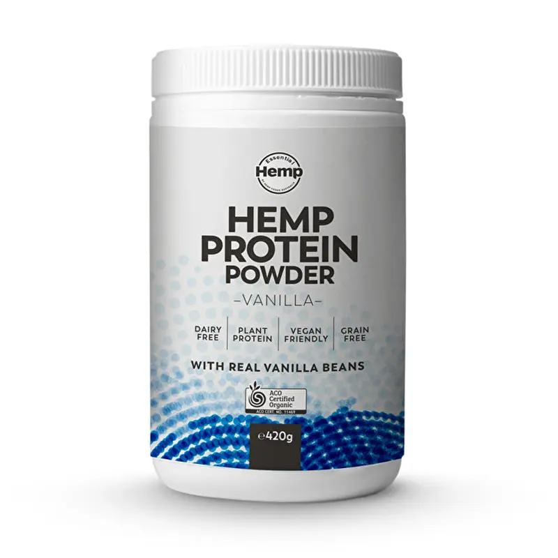 Essential Hemp Organic Hemp Protein Powder Vanilla 420g