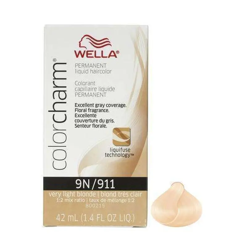 Wella Color Charm Permanent Liquid Hair Color - 9N/911 Very Light Blonde